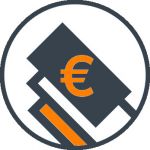 Icon mit Euro-Noten